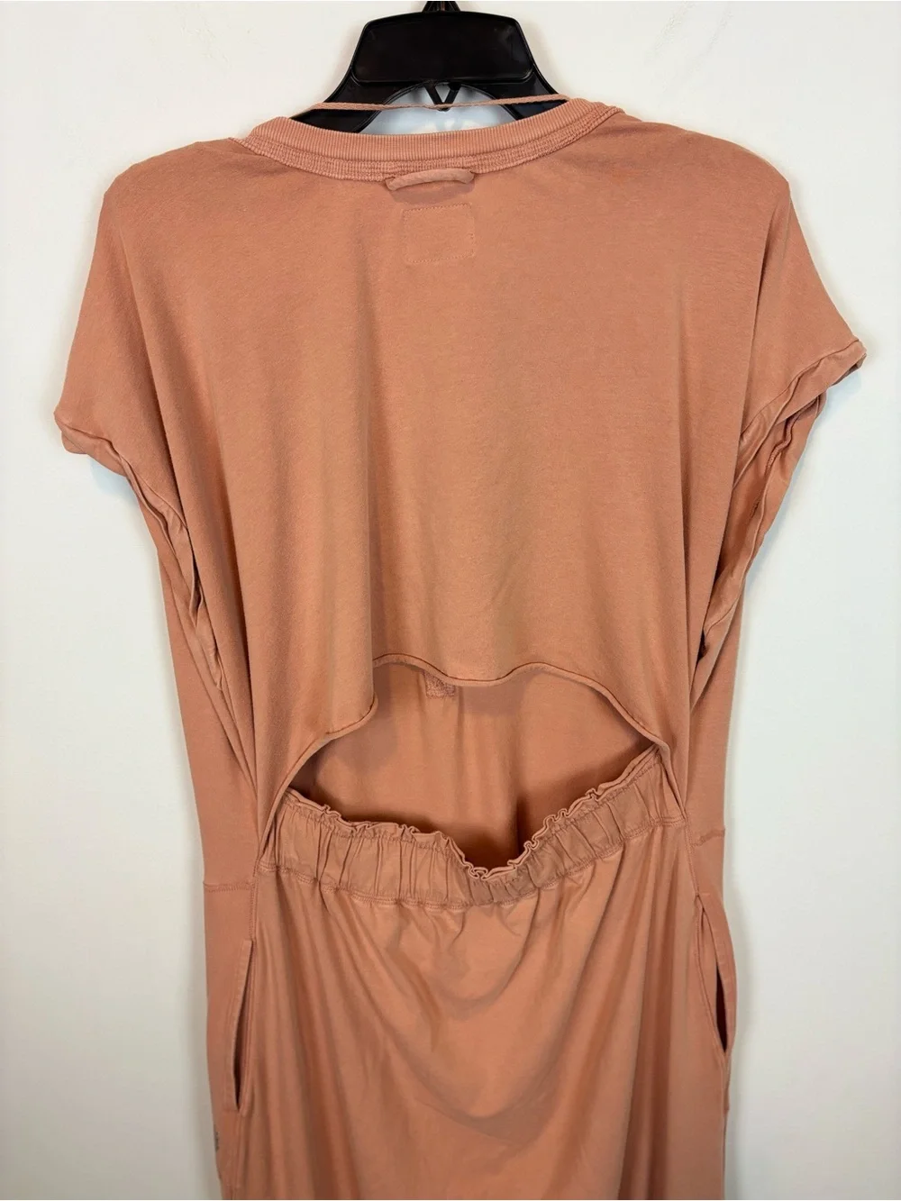 Free People Hot Shot V-Neck Onesie in Sunbaked Size M